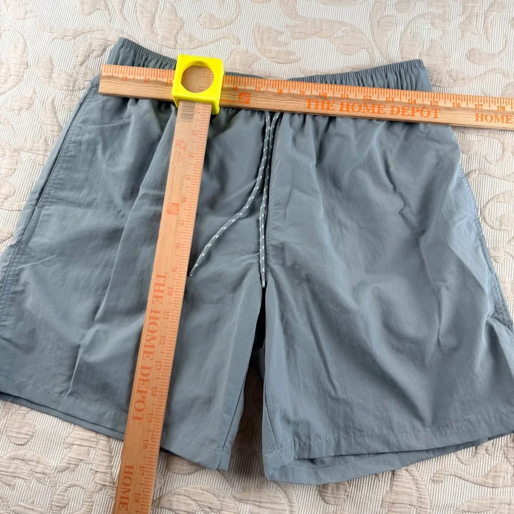 Goodfellow & Co Mens Gray Swim Trunks Mesh Lined Board Shorts Size Medium